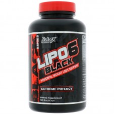 NUTREX RESEARCH LIPO6 BLACK POWERFIL WEIGHT LOSS SUPPORT #120