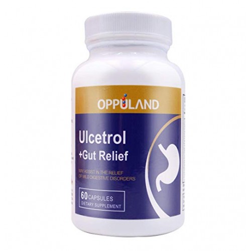 Oppuland Ulcetrol+Gut Relief 60 capsules