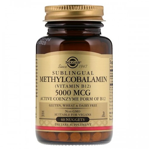 SOLGAR B-12(5000MCG)#60
