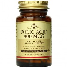 SOLGAR FOLIC ACID 800MCG #100