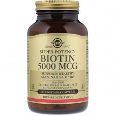SOLGAR BIOTIN 5000MCG #100
