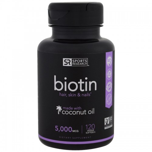 SPORTS RESEARCH BIOTIN 5000MCG #120